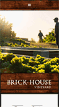 Mobile Screenshot of brickhousewines.com